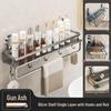 No-Drill Bathroom Suction Cup Shelf - Wall-Mounted Vanity & Toilet Storage Rack