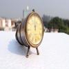 Brass Telescope Style Table clock Handmade Table Clock Brown Antique 15 cm