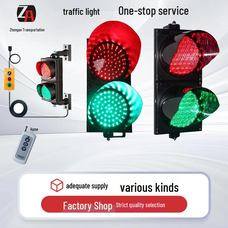 LED Traffic Light for Parking Lot and Playground Safety 100MM Single Color 1 Unit