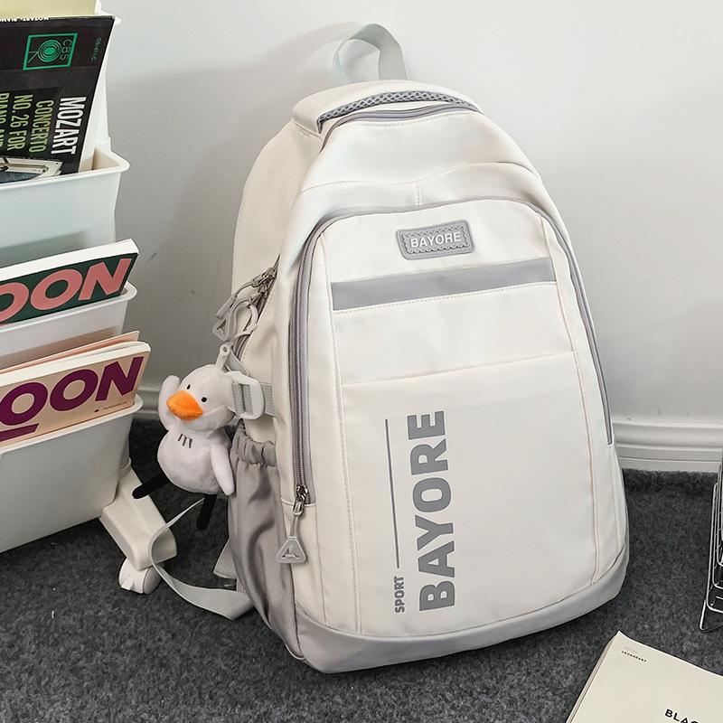 School Bag Children Elementary School Girls Junior High School High School Students College Students Alphabet Backpack