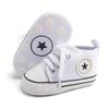 Baby Canvas Lace-up Shoes - Spring/Autumn Style, Solid Color, Versatile Toddler Footwear (D603)