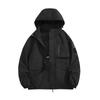 New Autumn Hooded Single Layer Outdoor Handsome Workwear Couple Style Mountaineering Suit