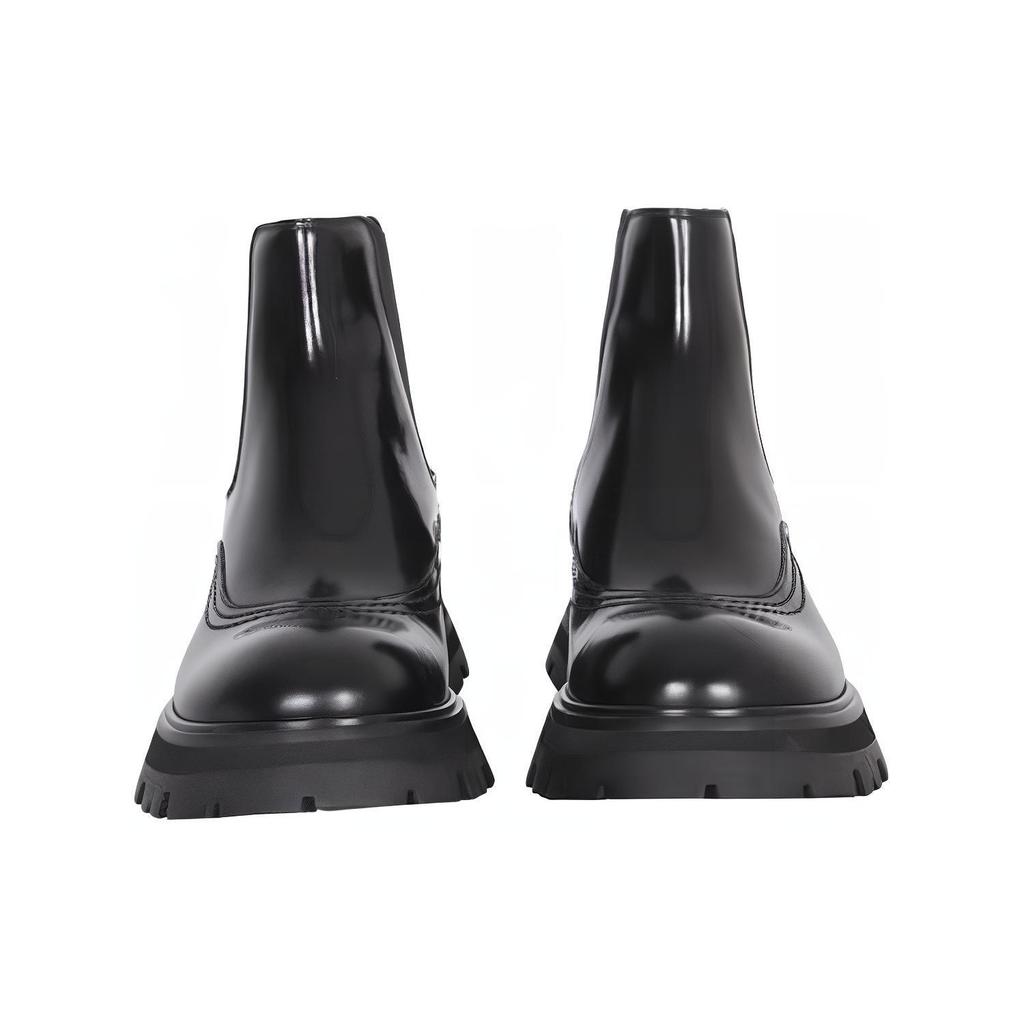 (WMNS) Alexander McQueen Wander Chelsea Boots 'Core Black' Women's 666367WHZ841000