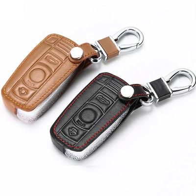 Genuine Leather Key Case Cover For Bmw F30 F10 F20 X3 X1 X5 X6 E30 E36 E90 E60 E84 E39 E46 E90 Car Case Key For Bmw Key Case
