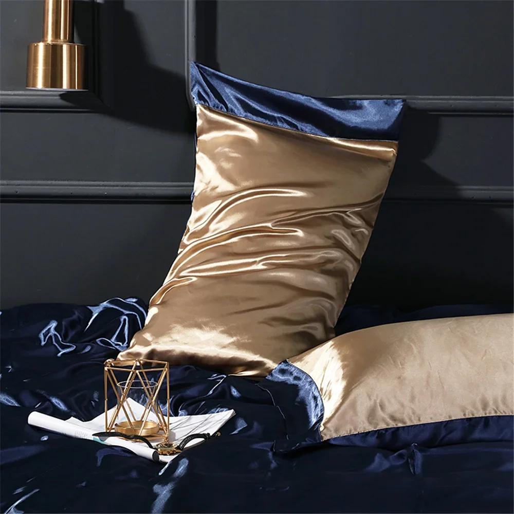 100% Natural Mulberry Silk Pillowcase Hair Skin Protect 22 Momme Pillow Cover Luxury Comfortable Decorative Standard Queen Cases