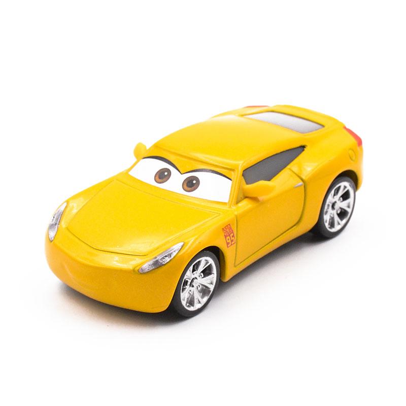 Disney Pixar Cars 3 Lightning McQueen Jackson Storm Ramirez Bobby Cruz 1:55 Diecast Metal Alloy Toy Car Model Kids Gift