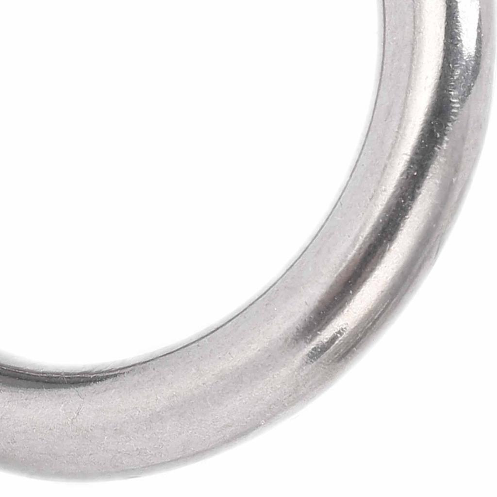 5pcs Boat Round s Stainless Steel 304 Seamless Welded O Type Hanging for Hammock