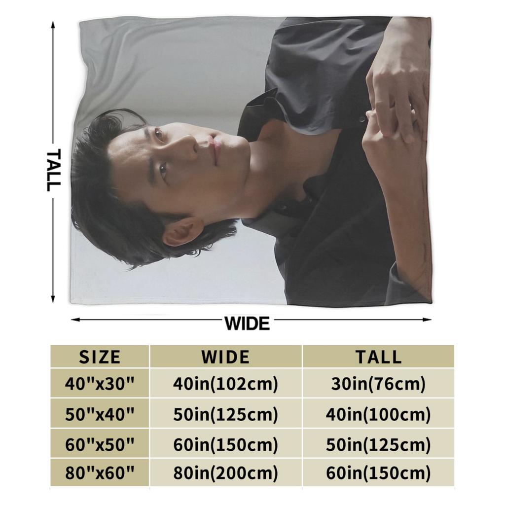 Warm Blanket Airplane Travel Kpop Hyun Bin Bedding Throws Flannel Bedspread For Couch Chair Sofa Bed Funny Sofa Bed Cover