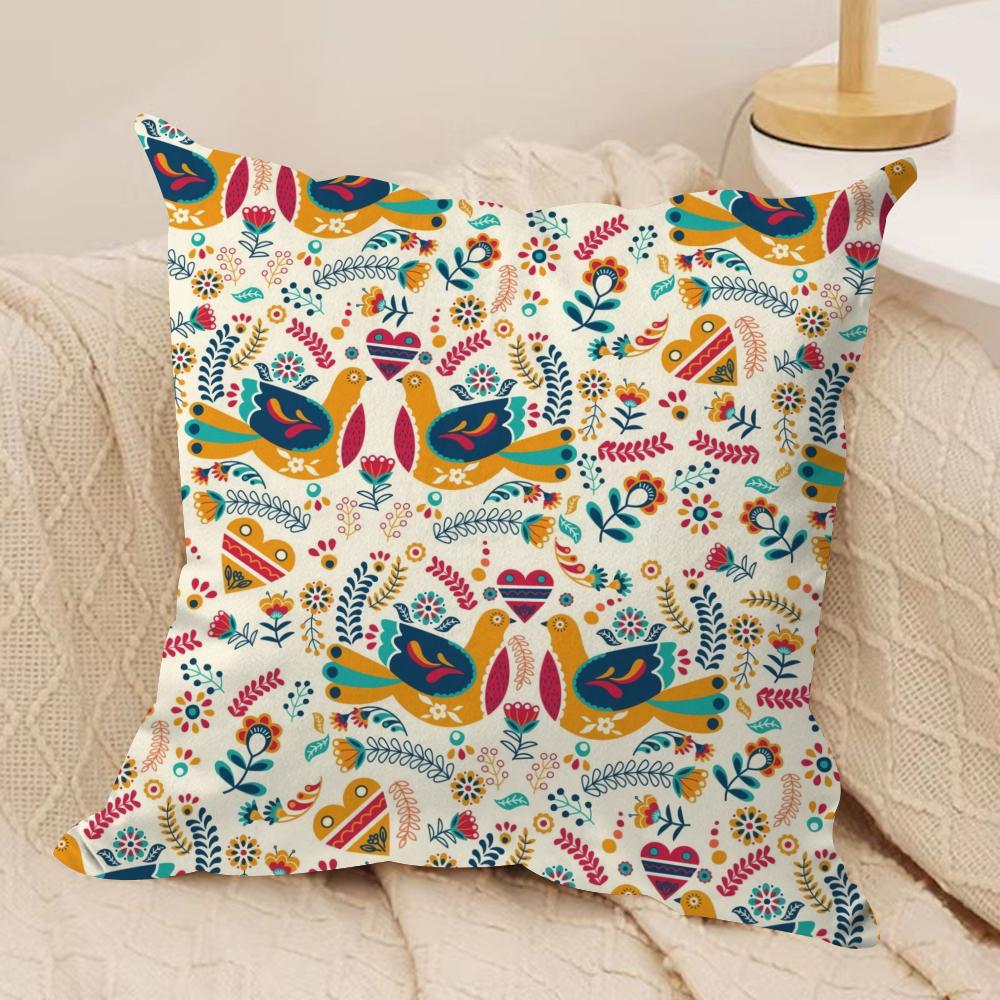 Moroccan Style Cushion Cover Soft Plush Throw Pillow Cover  DoubleSided Printed Cushion Case  Sofa  Home Decor
