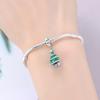 Copper Christmas Tree Decoration Beads Original Pendants Bracelet Charm Jewelry Party Diy Trendy Gifts