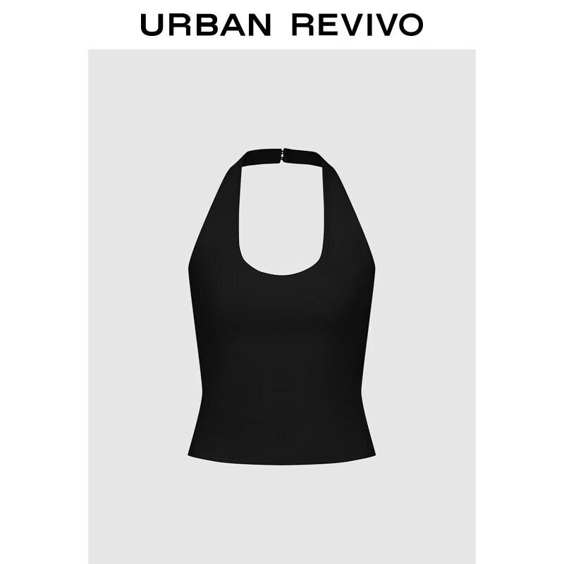 UR Women s Halter Neck Backless Slim Fit Tank Top XL