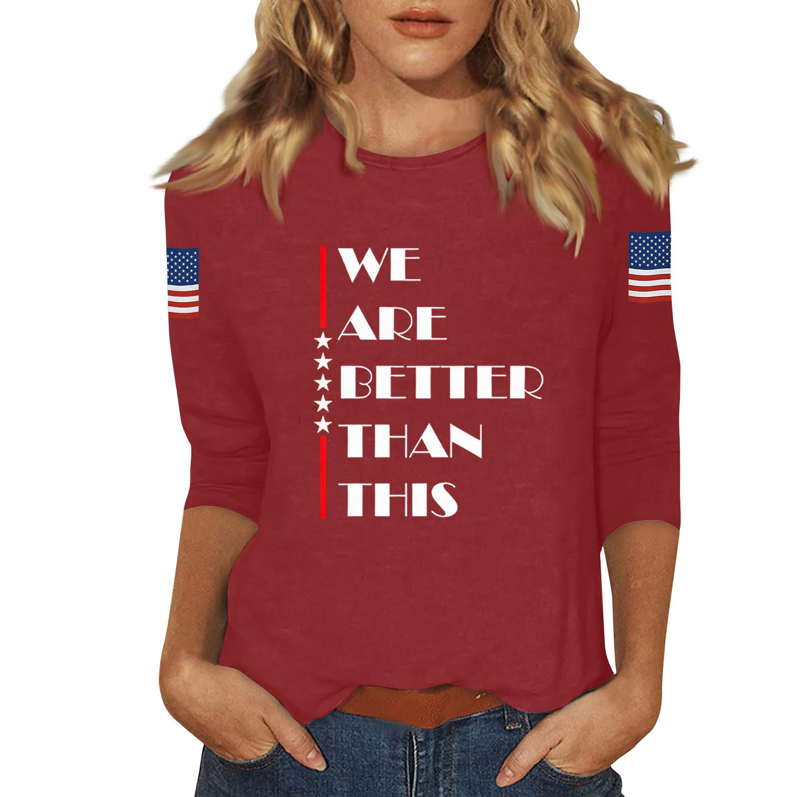 

Women s Casual Fashionable Sexy Comfortable Neck Three-Quarter Sleeve Top S винный