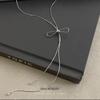 Korean Bow Knot S925 Sterling Silver Pull-out Necklace for Women - Simple Sweater Chain
