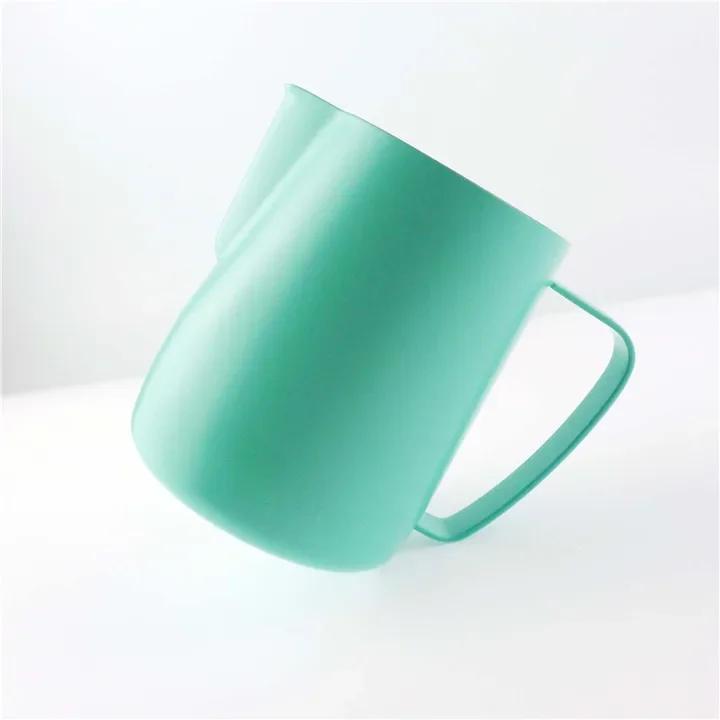 600ML Stainless Steel Coffee Milk Frother, Milk Foam Tool, Latte Art Pull Flower Cup, Milk Jug, Coffeware