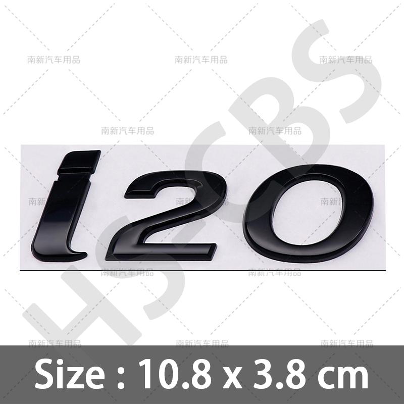 Stile Auto Cromato Metallico 3D Lettere Emblema I10 I20 I30 I40 Badge Posteriore del Bagagliaio Per Hyundai Targhetta con Logo Adesivi Accessori Auto
