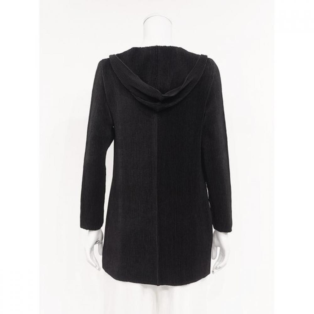 Specchio Long Hood Jacket Pleats 451 477
