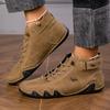 Men's Boots New Fashion Luxury Work Boots Outdoor Platform Low Cut Men's Comfortable Sneakers Casual Original Man Sneakers Deals