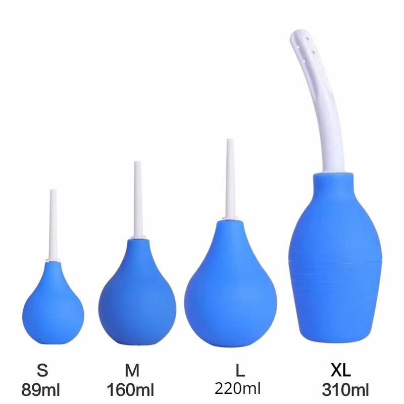Silicone Cleaning Enema Bulb Safe Flow Flush Cleaning Tool for Anus Vagina Reusable Cleaning Syringe Kit Personal Hygiene Aid