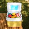 Nevera Portátil de Camping de 15L, Caja de Hielo Aislada Multiusos, Enfriador Rígido para Exteriores para Camping, Picnic, Playa, Bebidas, Pesca