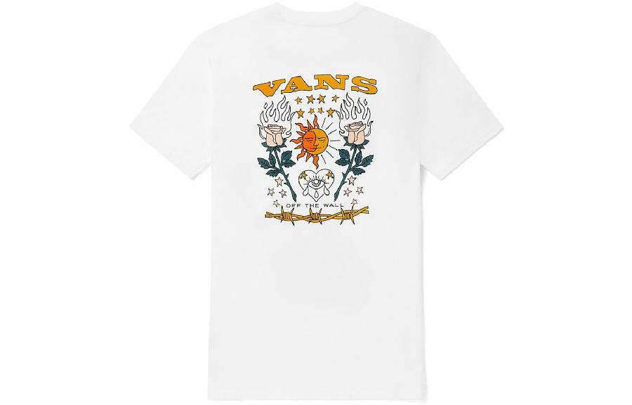 Vans Set in Sleeve T Shirt Women s White VN0A54LZWHT XL