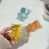 Transparent Bear Mobile Phone Airbag Bracket Gold Foil Back Sticker Creative Desktop Bracket Stable