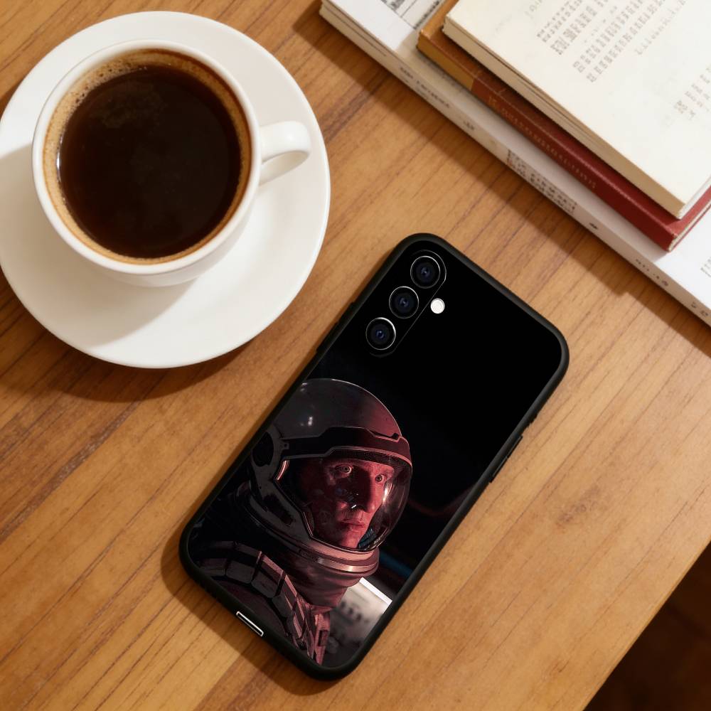 The movie Interstellar Phone Case For Samsung Galaxy A73,A72,A71,A70,A53,A52,A51,Soft Silicone Black Cover