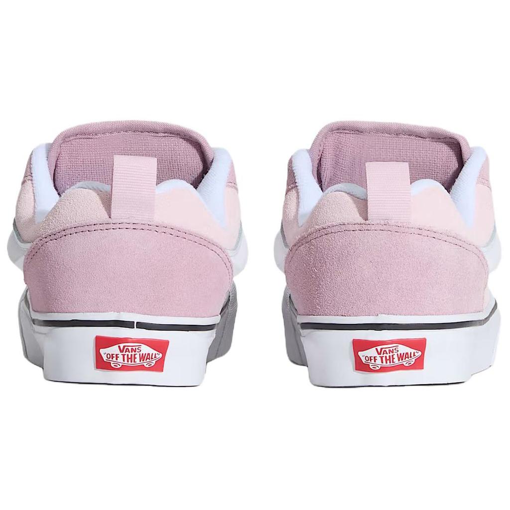 Vans Knu Skool Classic Trend Low Top Skate Shoes Unisex Sneaker Pink White VN000DAJBIY