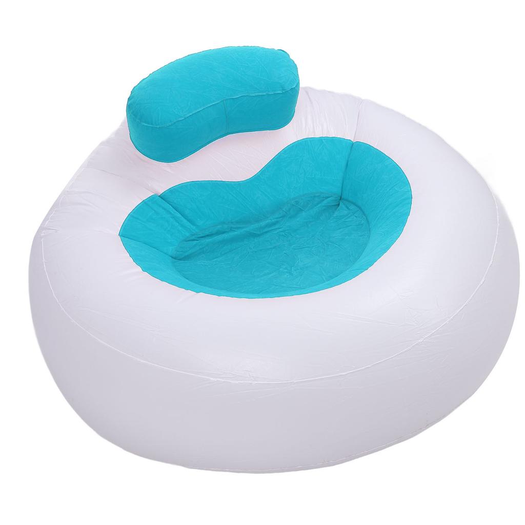 Inflatable Chair Comfortable Supportive Heart Shape Decorative Plush Chair for Bedroom Living Room