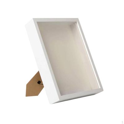 DIY Shadow Box Frame szárított virág kijelző téglalap kép