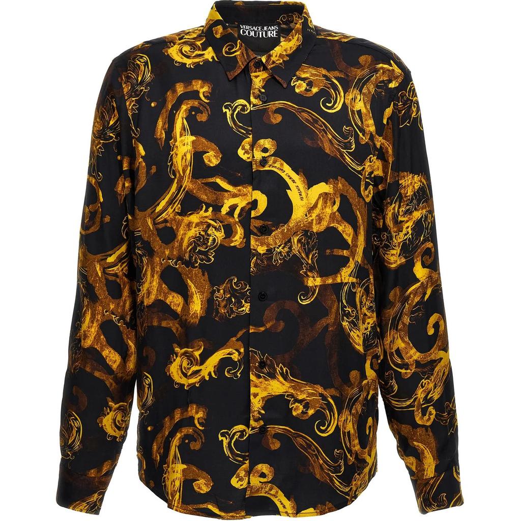 VERSACE JEANS COUTURE Shirt Men's Black 76GAL2R0-NS407-G89