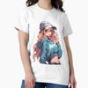Lofi Anime Girl, 80s Retro Vintage Style Manga Classic T-Shirt