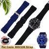 For CASIO Swordfish MDV106-1A MDV-107 MTP-VD01 MDV-106D Efr-303l Strap Men's Wristband Bracelet 22mm Sports Silicone Watchband