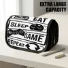 1pc Double Layer Flip Pencil Case, My Life Choices, Large Capacity, Portable Polyester Pen Storage Bag with Zipper Closure, Ideal for School & Office 