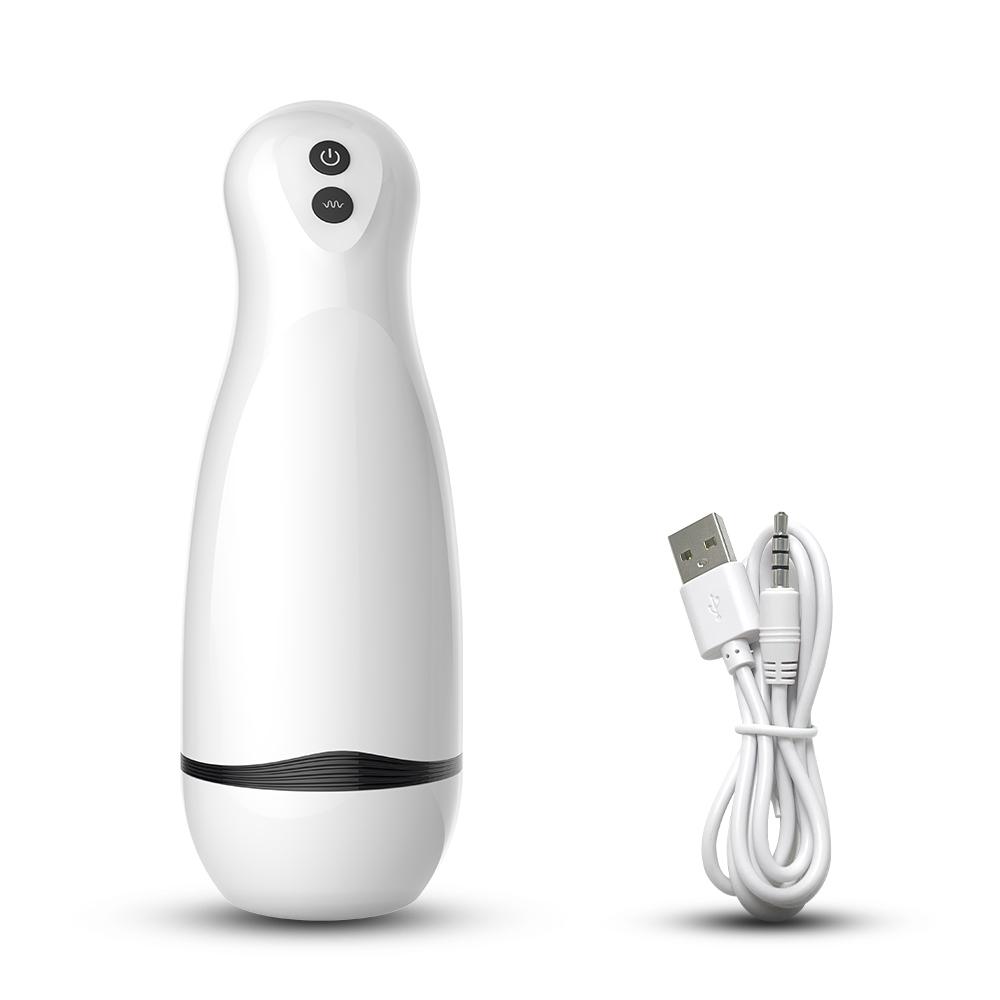 Einzelvibrierender Masturbationsbecher für Männer, Blowjob, Sexspielzeug, Masturbationsgerät, Must-Have-Ersttest-Spielzeug für Erwachsene