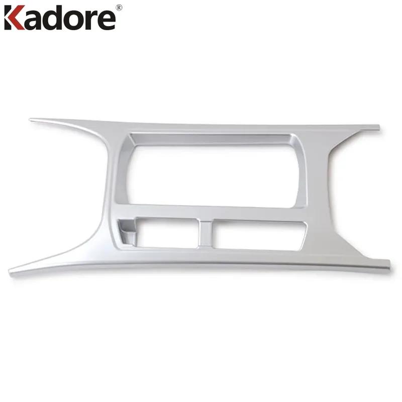 Car Center Console Water Cup Holder Frame Cover Trim For Volkswagen VW T-Roc TROC 2017-  2024 Matte Interior Accessories