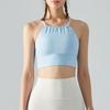 Fashion New Sports Bra Bra Internet Celebrity Ins Apron Sexy Yoga Shockproof Intimates High Elastic Quick-Drying Beauty Back Breathable