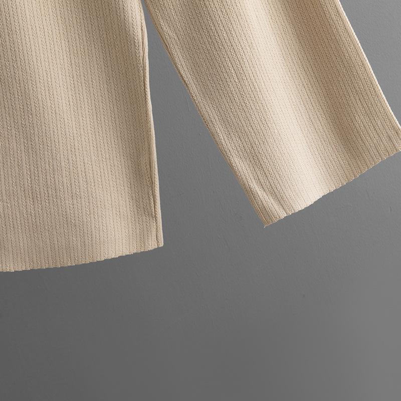 HNXC Xiaoxiang-style Polo Neck Sweater for Women, A Stylish Autumn and Winter Knitted Top with A Flip Collar