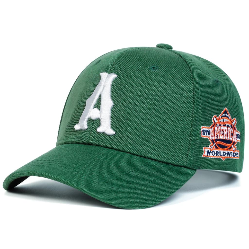 Unisex A Letter Embroidery Baseball Caps Spring Autumn Outdoor Adjustable Casual Hats Sunscreen Hat Sports Cap