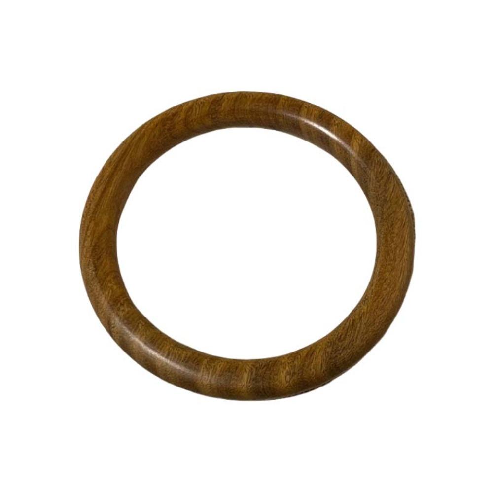 Chinese Ethnic Style Sandalwood Bracelet Minority Design Retro Hand Ring Sandalwood Bangle  Student