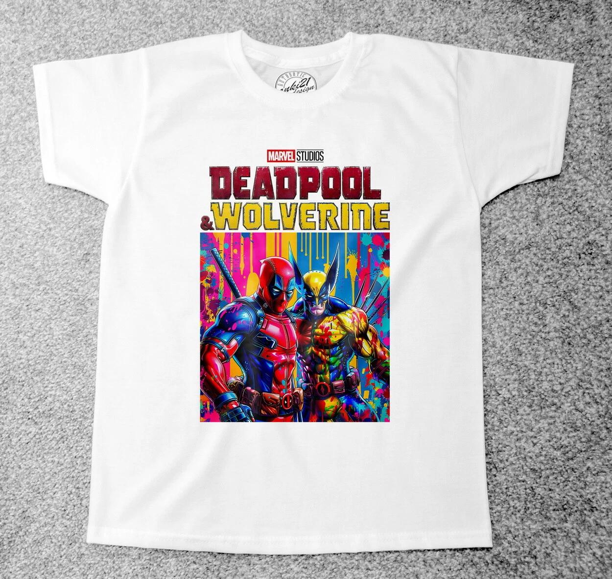 Deadpool and Wolverine 0013 Childrens/Kids t-shirts 140