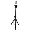 Mannequin Head Stand Aluminium Alloy Adjustable Strong Light Portable Wig Stand Tripod for Hairdressing Training
