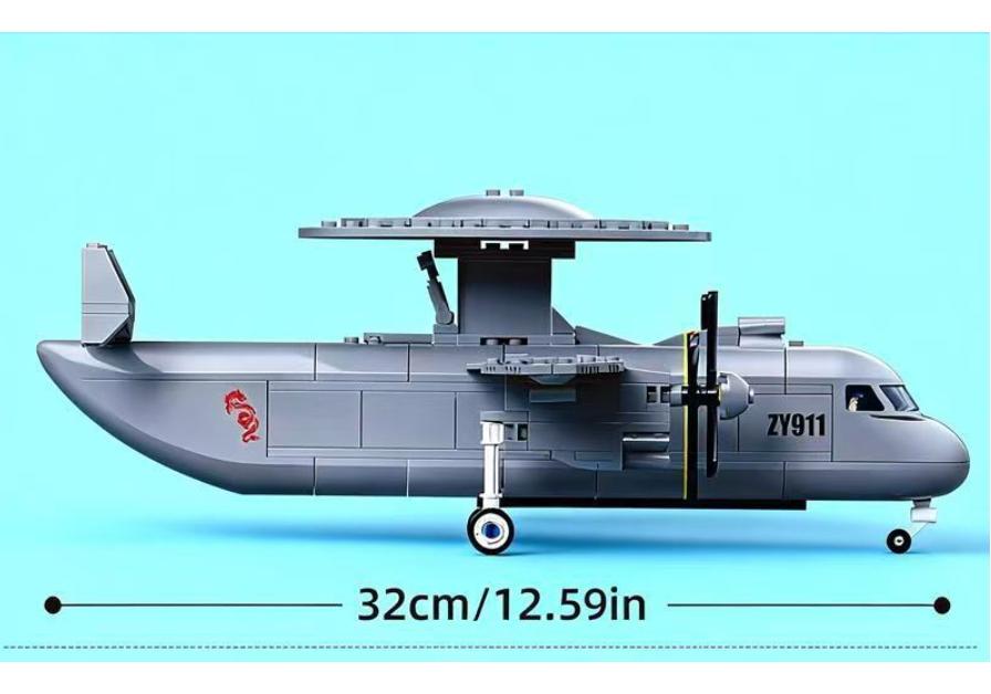 2025 new large F-15 J-20 military combat armed aircraft reconnaissance aircraft building blocks assembled toy birthday gift