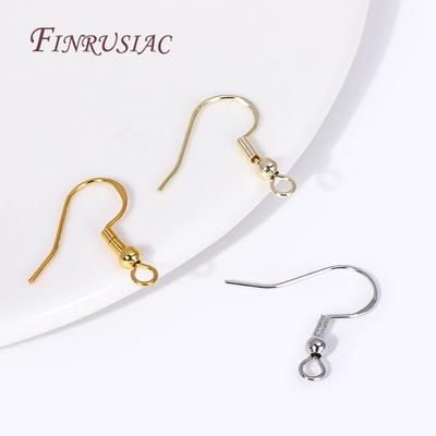 Großhandel 18K Gold Plated Ohrhaken Ohrbügel Für DIY Ohrring Schmuckherstellung Zubehör
