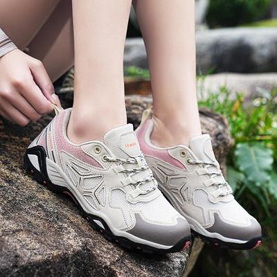 Ultraleichte atmungsaktive Wanderschuhe: Verschleißfest, Rutschfest, Große Größe, Ideal für Outdoor-Aktivitäten & Camping.