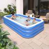 Extra-Large Foldable Inflatable Swimming Pool for Kids and Adults, Outdoor Home Use