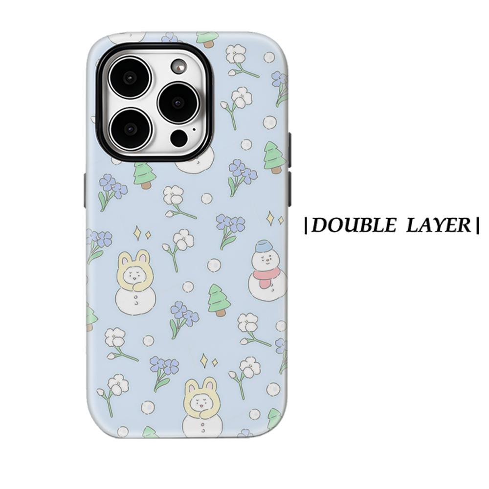 

Bunny SnowmanFor Magnetic Phone Case for IPhone 17 16 15 14 13 Pro Max Plus Single Double-layer Tough Case IPHONE13