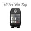 Zinc Alloy Car Smart Remote Key Case Cover Shell Holder For KIA Sedona Grand Carnival Sorento Shell Fob Key Case Protection Skin