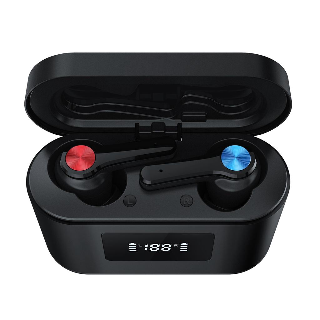 Wireless Bluetooth Earbuds With Led Power Display Charging Case Sports Headphones for Music Call