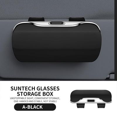 New Car Glasses Box Portable Car Glasses Frame Car Driving Glasses Frame Glasses Box Sunshade Glasses Auto Interior Accessories