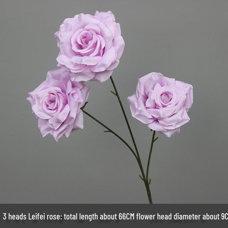 10-Piece Purple Floral Artificial Flower Set for Wedding and Aisle Decor